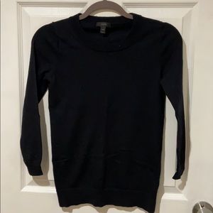 JCrew black wool sweater
